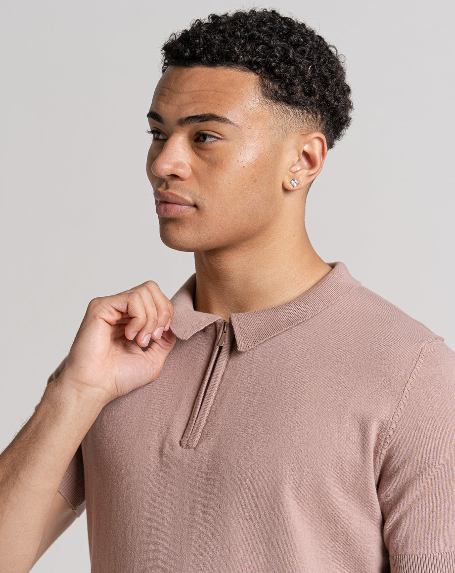 Dusty pink 2025 polo shirt