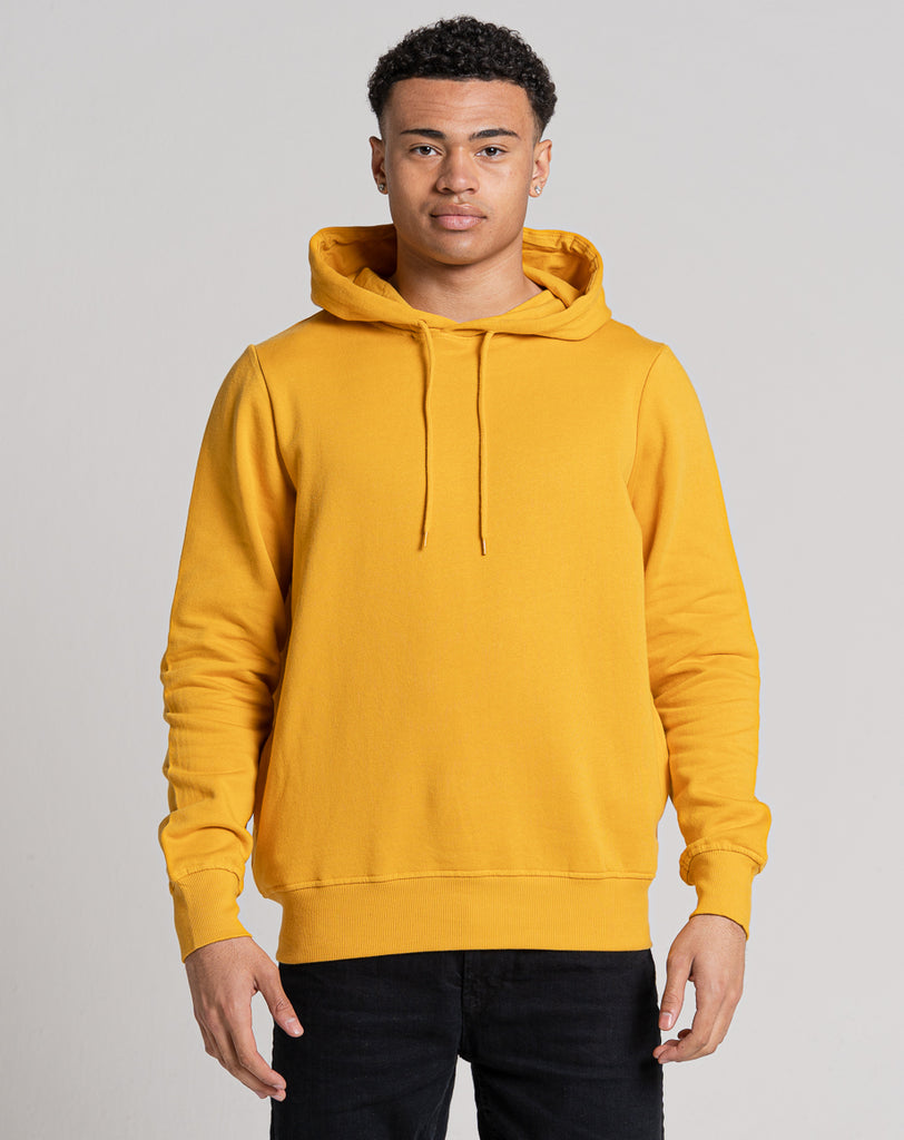 Mustard yellow pullover outlet hoodie