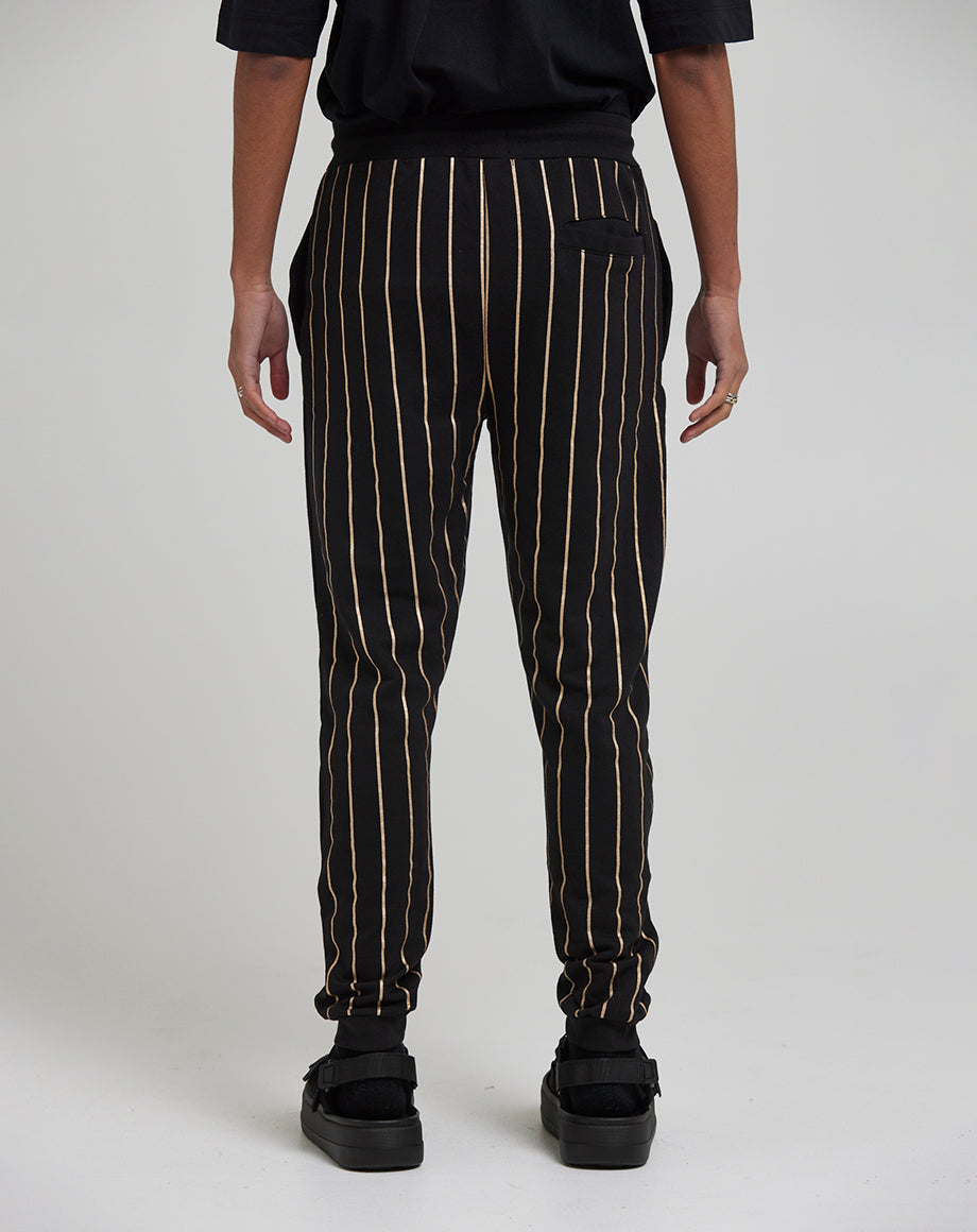 Striped sweatpants mens sale