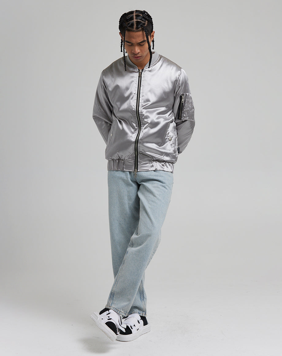 Shiny silver clearance jacket mens