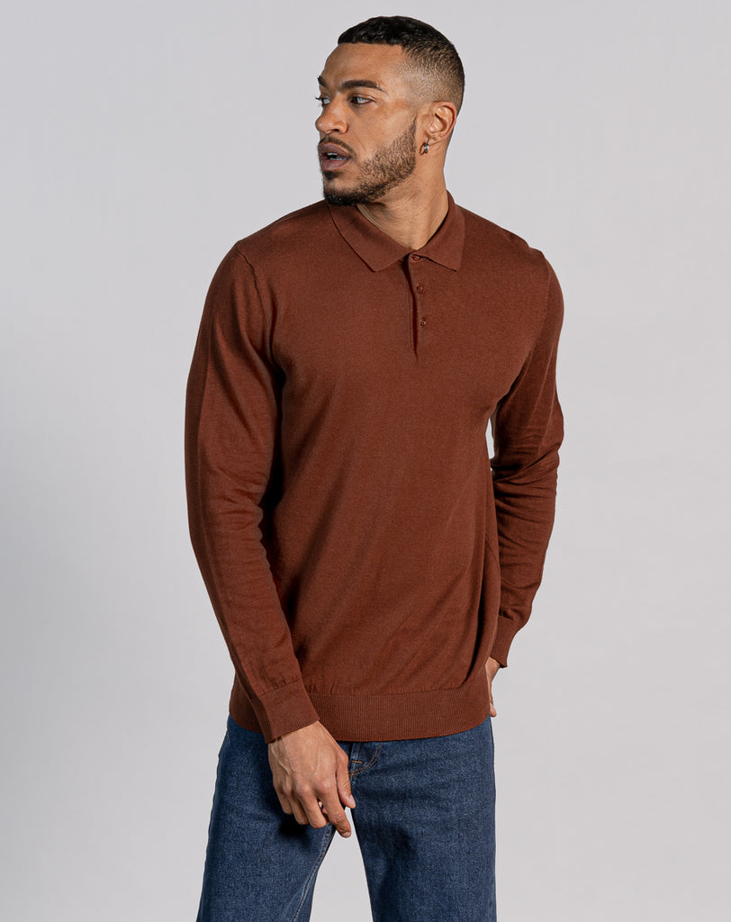 brown long sleeve