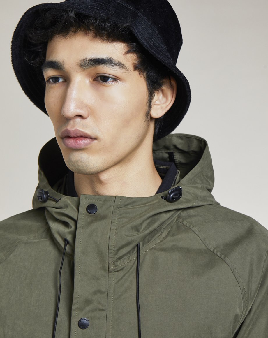 Bellfield lightweight outlet parka in khaki